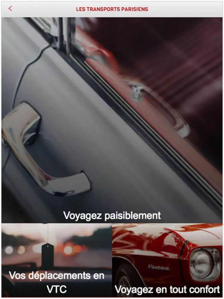 ภาพหน้าจอของ LES TRANSPORTS PARISIEN iPad 
