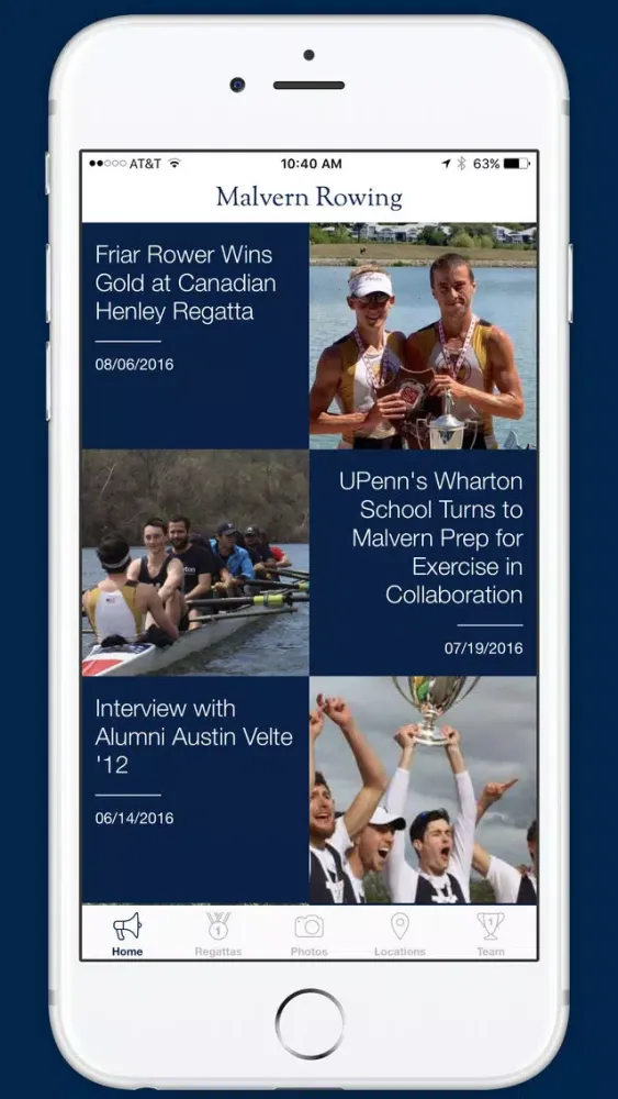 Malvern Prep Rowing スクリーンショット
