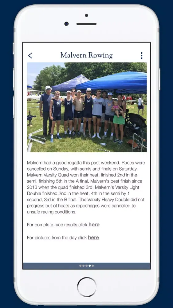 Malvern Prep Rowing スクリーンショット