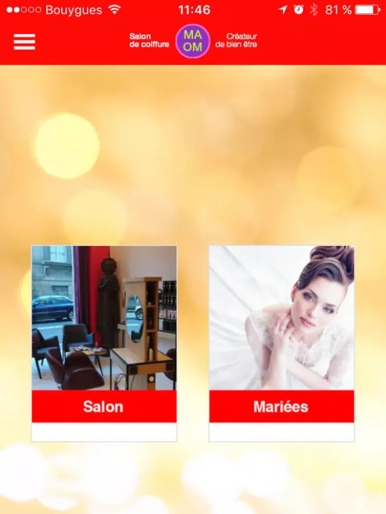 Coiffure MAOM Nantes iPad 應用截圖