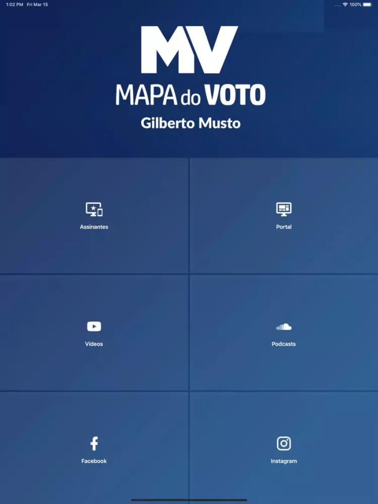تصاویر Mapa do Voto iPad 