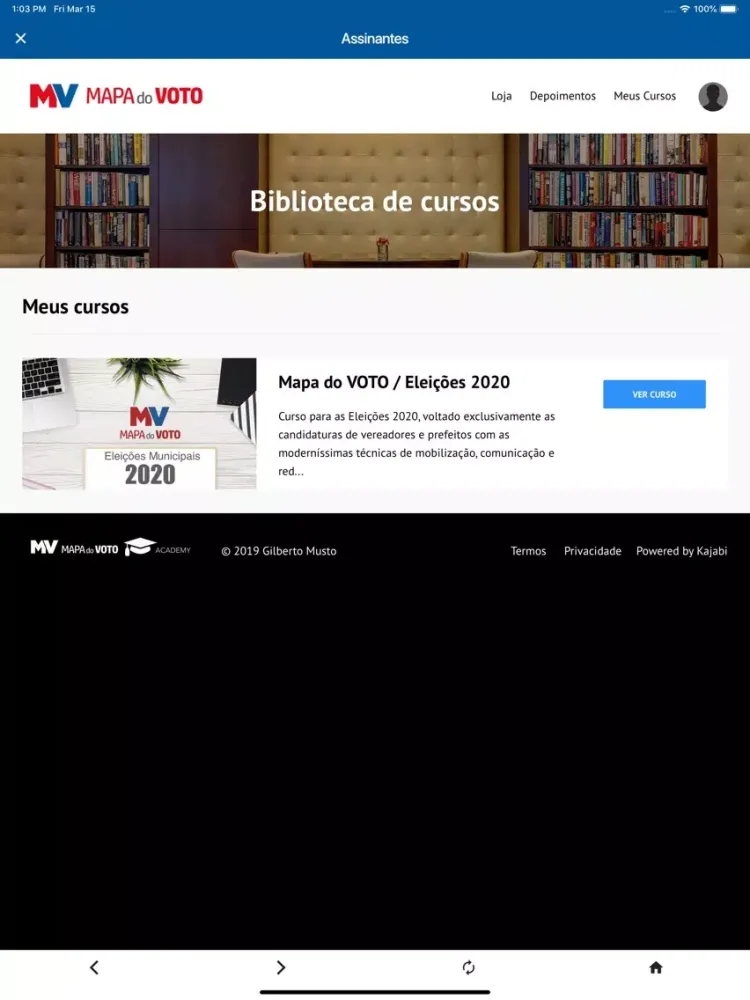 تصاویر Mapa do Voto iPad 