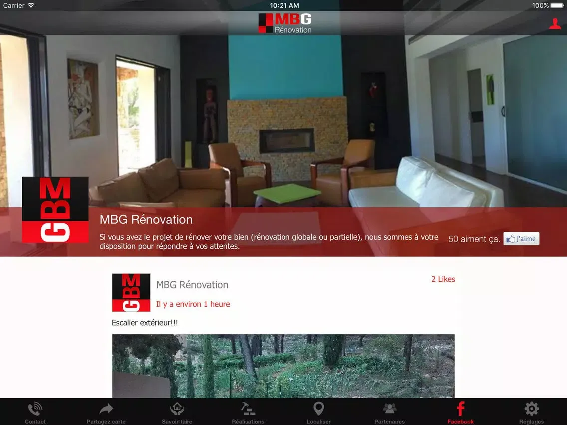 MBG Rénovation iPad  Screenshots
