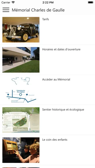 Zrzuty ekranu Mémorial CDG