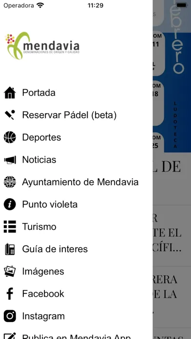 Mendavia App スクリーンショット