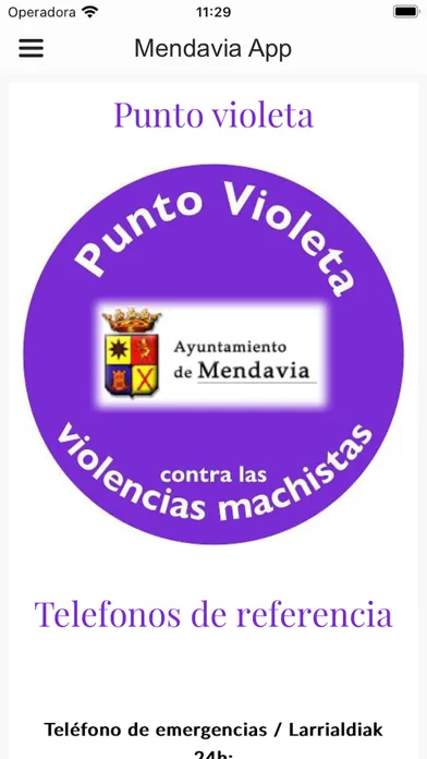 Mendavia App スクリーンショット