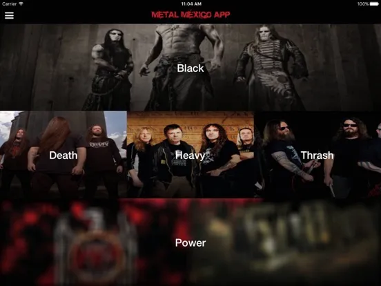 ภาพหน้าจอของ Metal México App iPad 