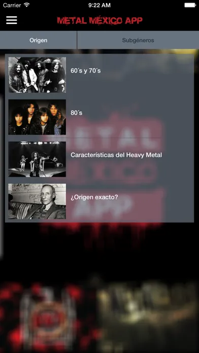 ภาพหน้าจอของ Metal México App