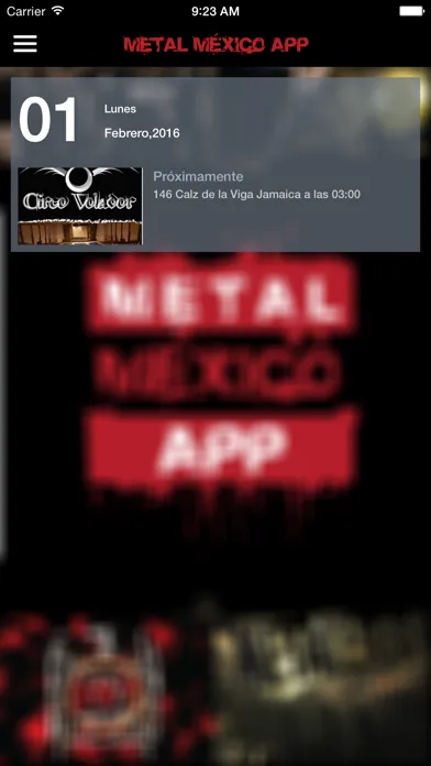 ภาพหน้าจอของ Metal México App