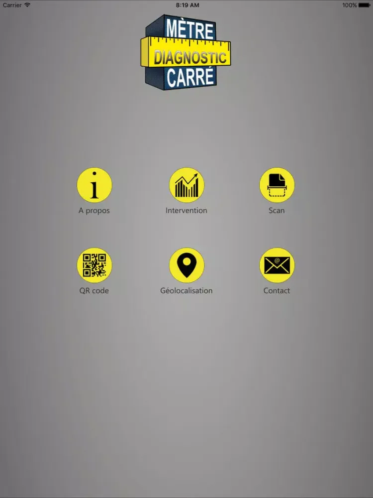Скриншоты METRE CARRE DIAGNOSTIC iPad 