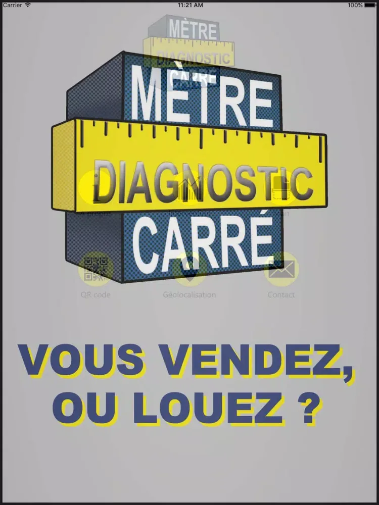 Скриншоты METRE CARRE DIAGNOSTIC iPad 
