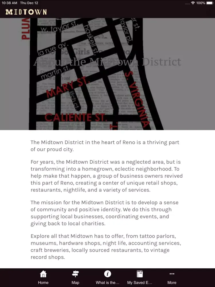 Captures d'écran de Midtown District Reno iPad 