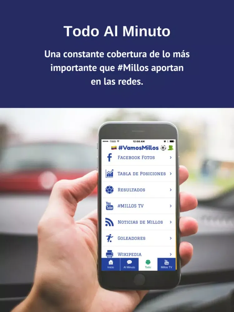 Vamos Millos Fútbol de Millonarios de Bogotá iPad  स्क्रीनशॉट