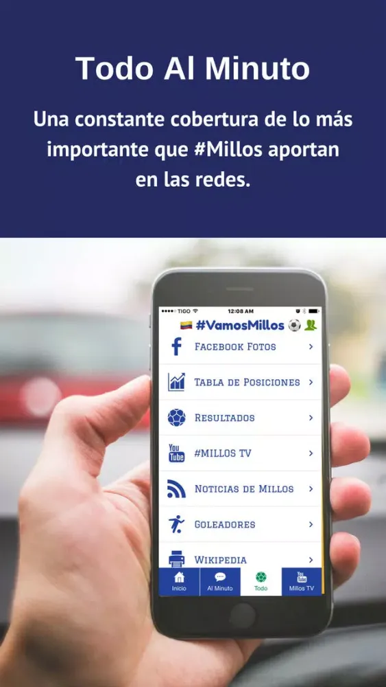 Vamos Millos Fútbol de Millonarios de Bogotá स्क्रीनशॉट