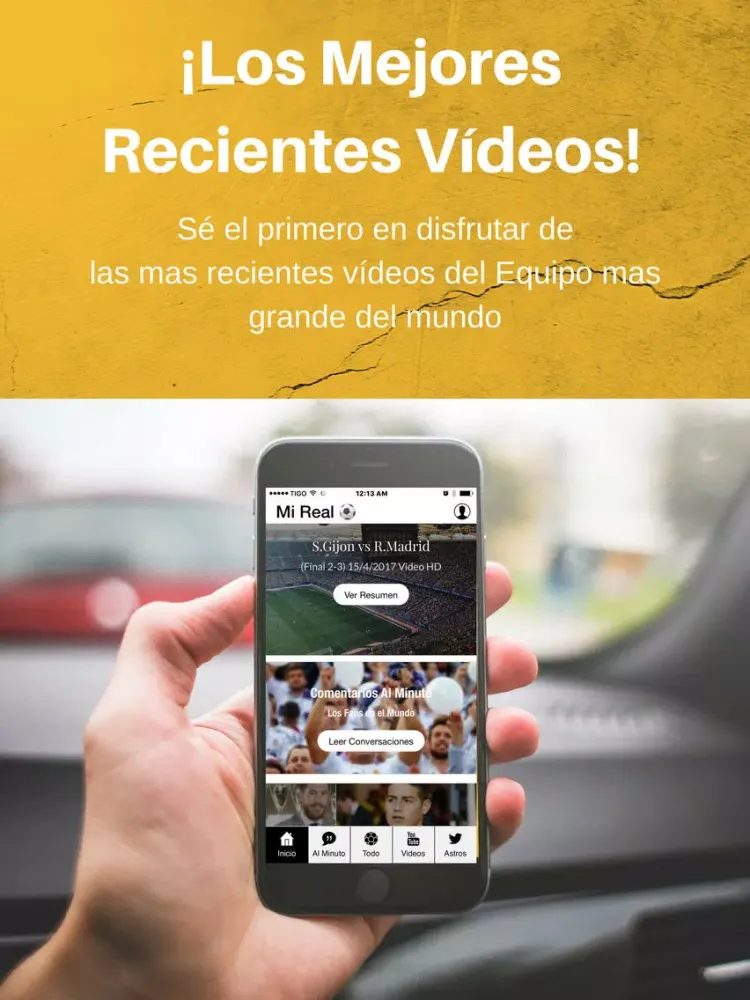 Capturas de pantalla de Mi Real - Resúmenes de Futbol de Madrid iPad 