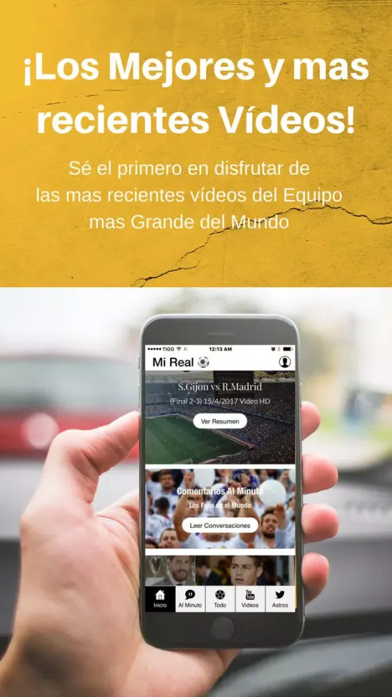 Capturas de pantalla de Mi Real - Resúmenes de Futbol de Madrid