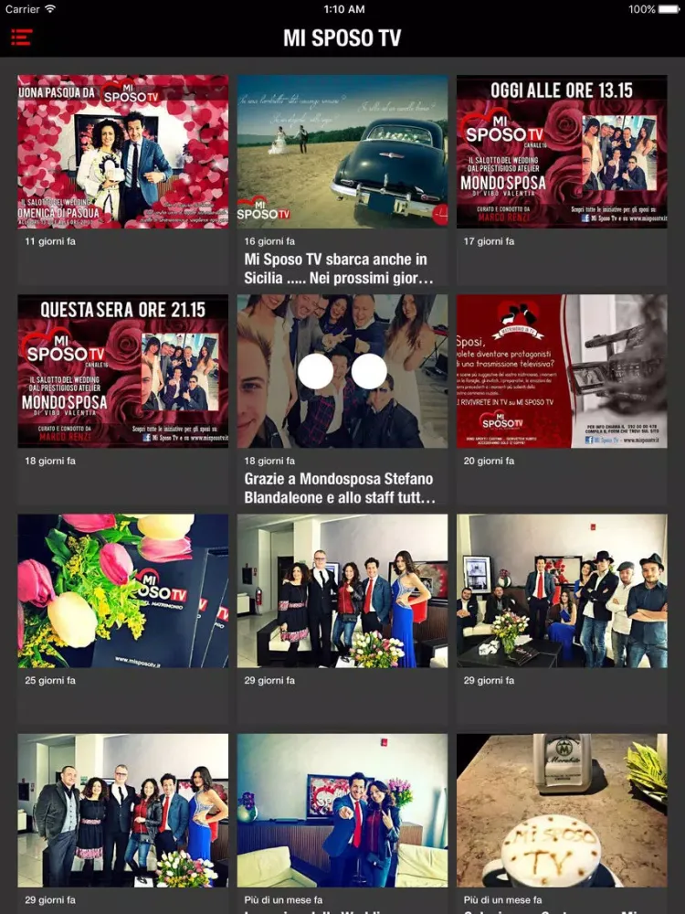 ภาพหน้าจอของ Mi Sposo TV iPad 