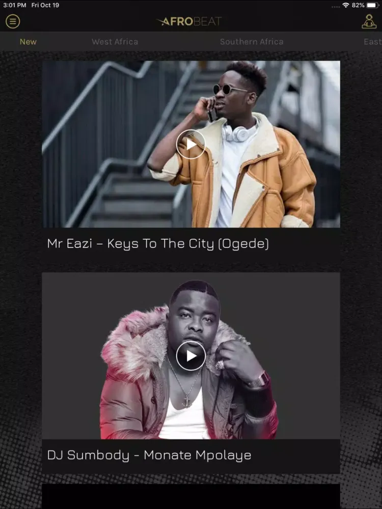 Ảnh chụp màn hình của Afro Beat iPad 