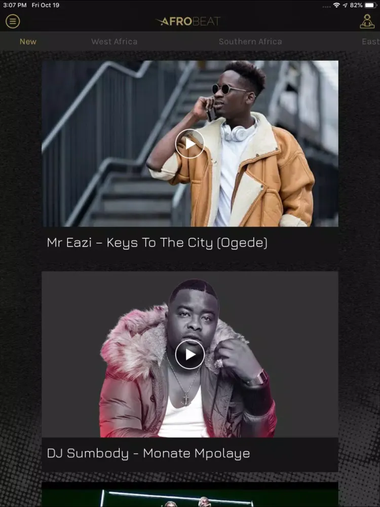 Ảnh chụp màn hình của Afro Beat iPad 