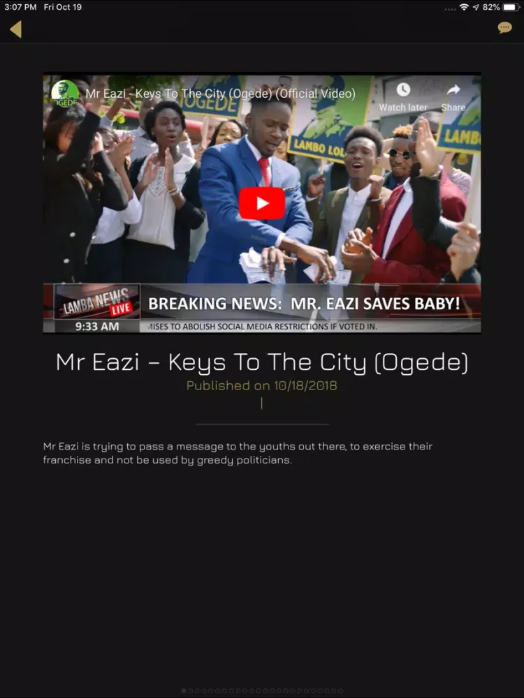 Ảnh chụp màn hình của Afro Beat iPad 