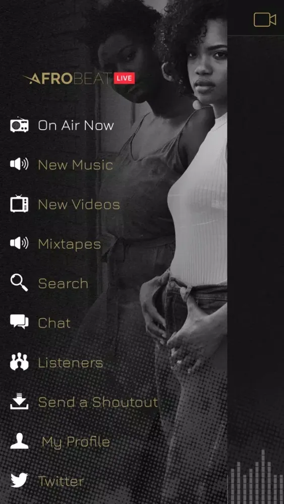 Ảnh chụp màn hình của Afro Beat