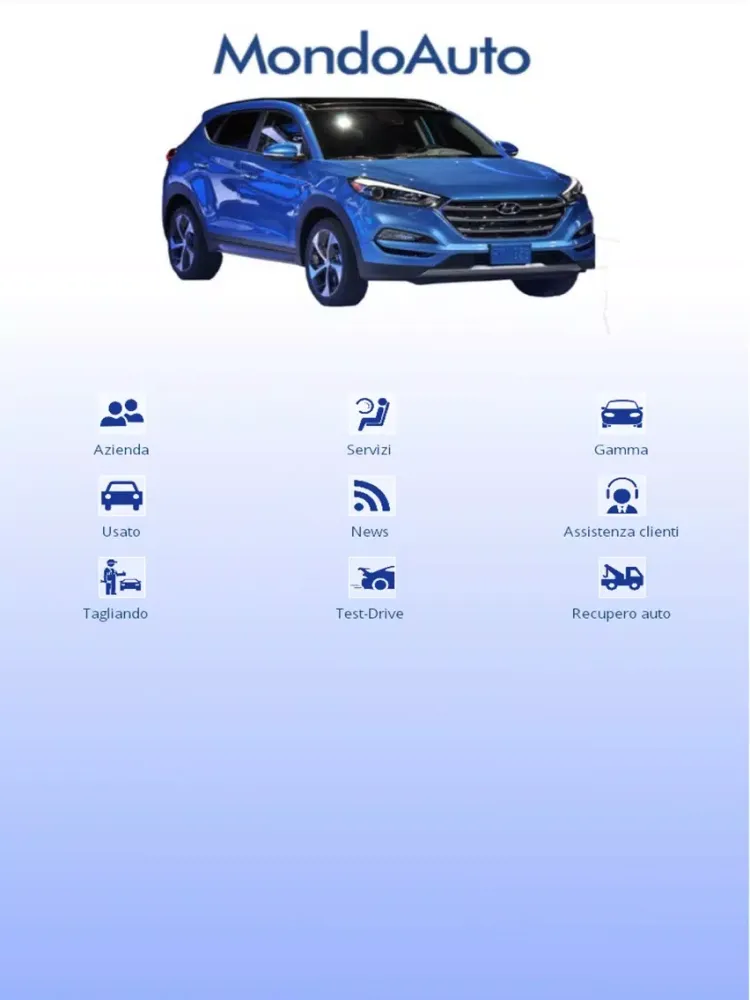 Tangkapan layar Mondo Auto iPad 