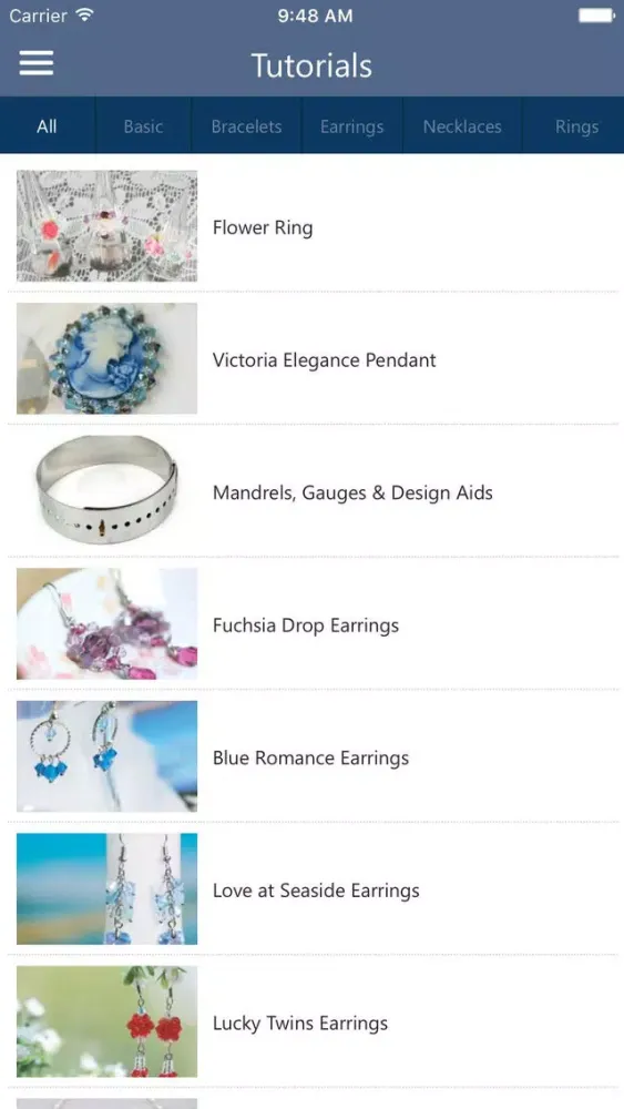 Tangkapan layar Jewelry Making & Beading APP