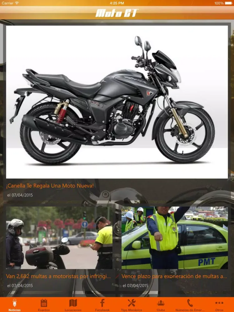Moto GT iPad  स्क्रीनशॉट