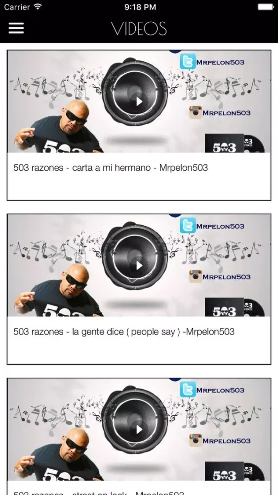 Captures d'écran de 503 Nation