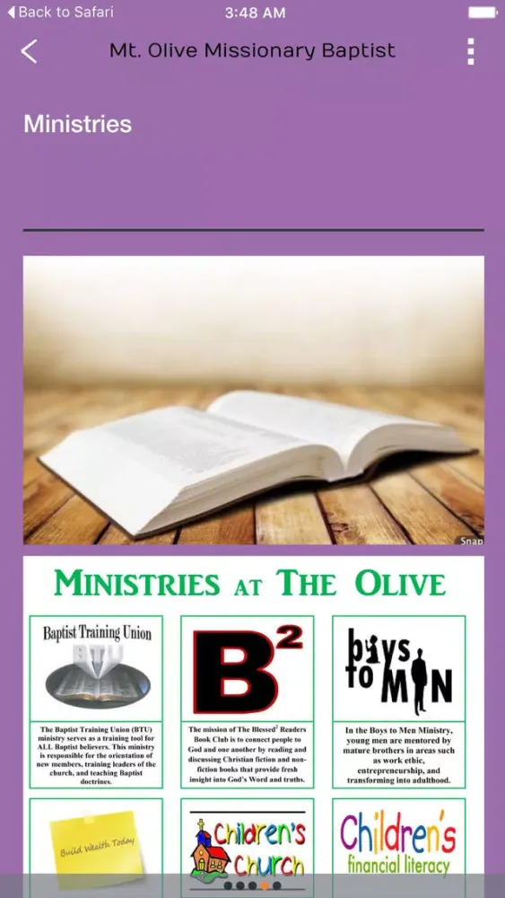 Mount Olive Missionary Baptist Church Ekran Görüntüleri