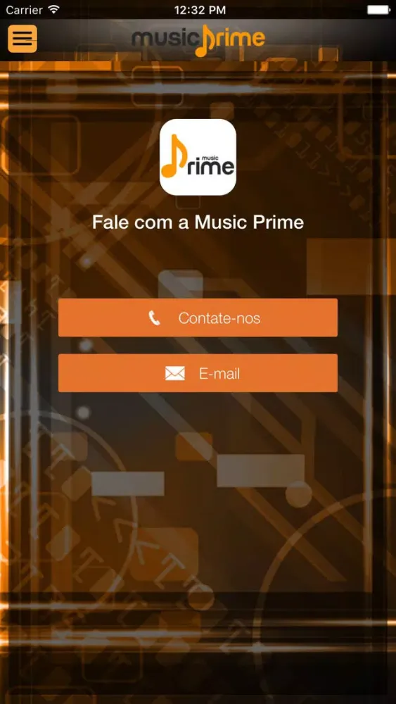 Capturas de tela do Music Prime