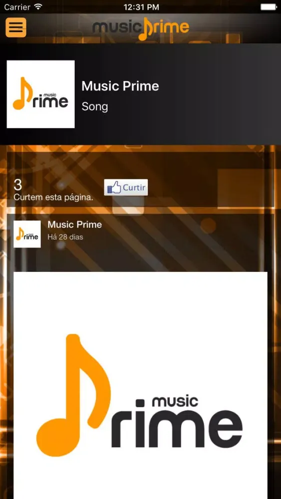 Capturas de tela do Music Prime