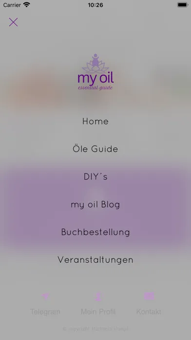 my oil - essential guide Screenshots