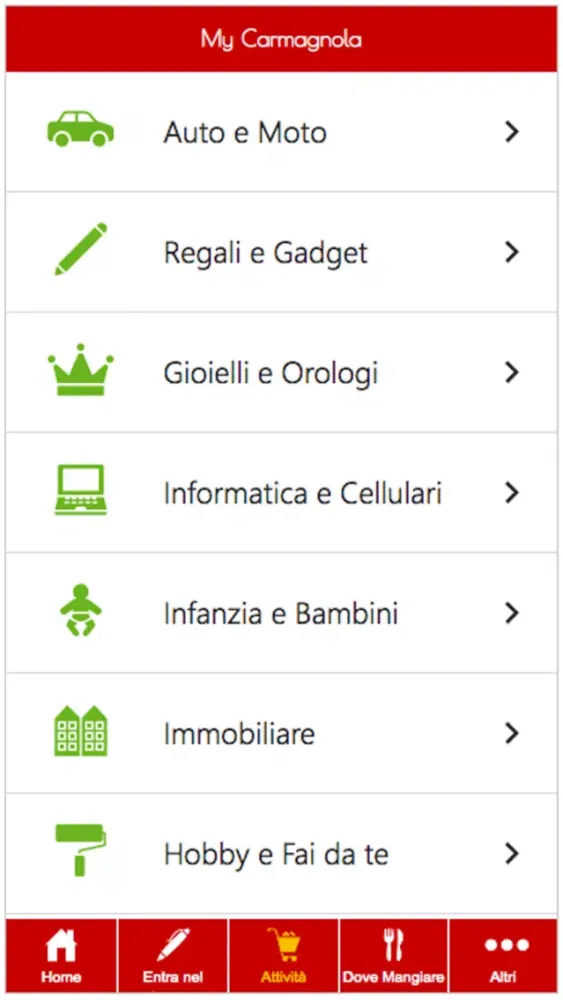 Ảnh chụp màn hình của My Carmagnola