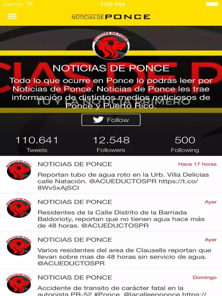 Noticias de Ponce iPad  Screenshots