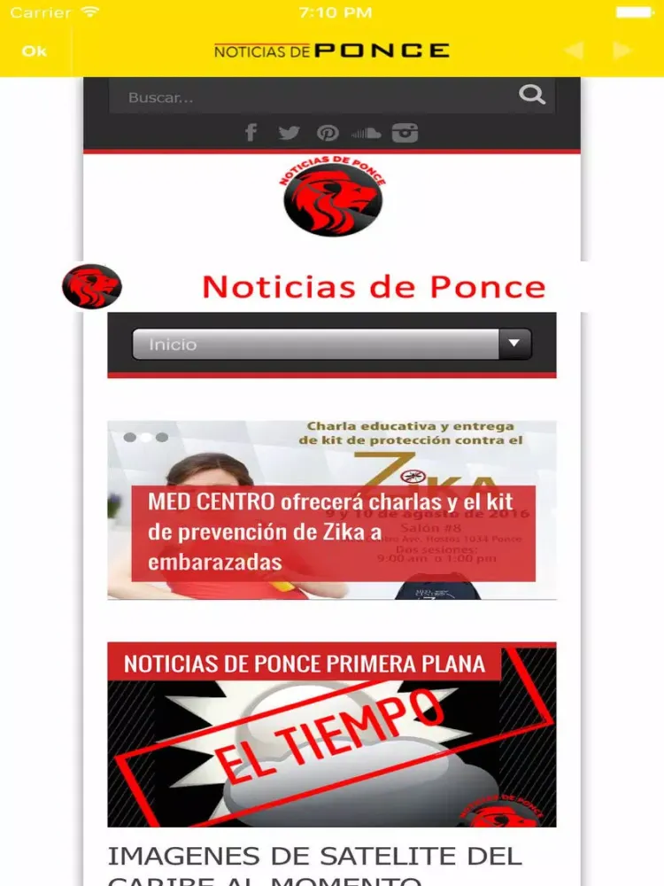 Noticias de Ponce iPad  Screenshots