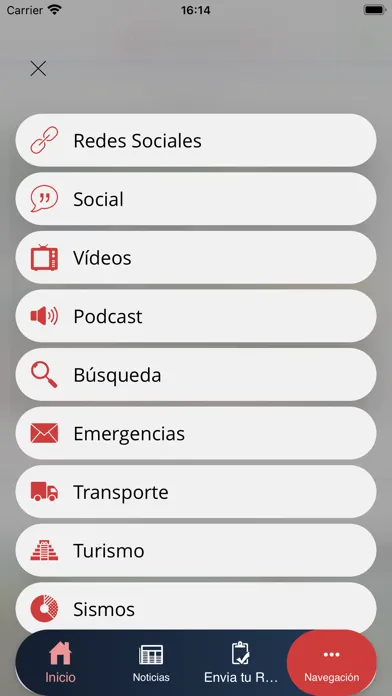 Screenshot di Alerta Chiapas
