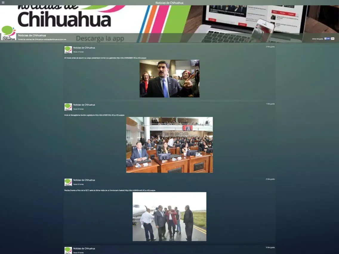 Capturas de tela do Noticias de Chihuahua iPad 