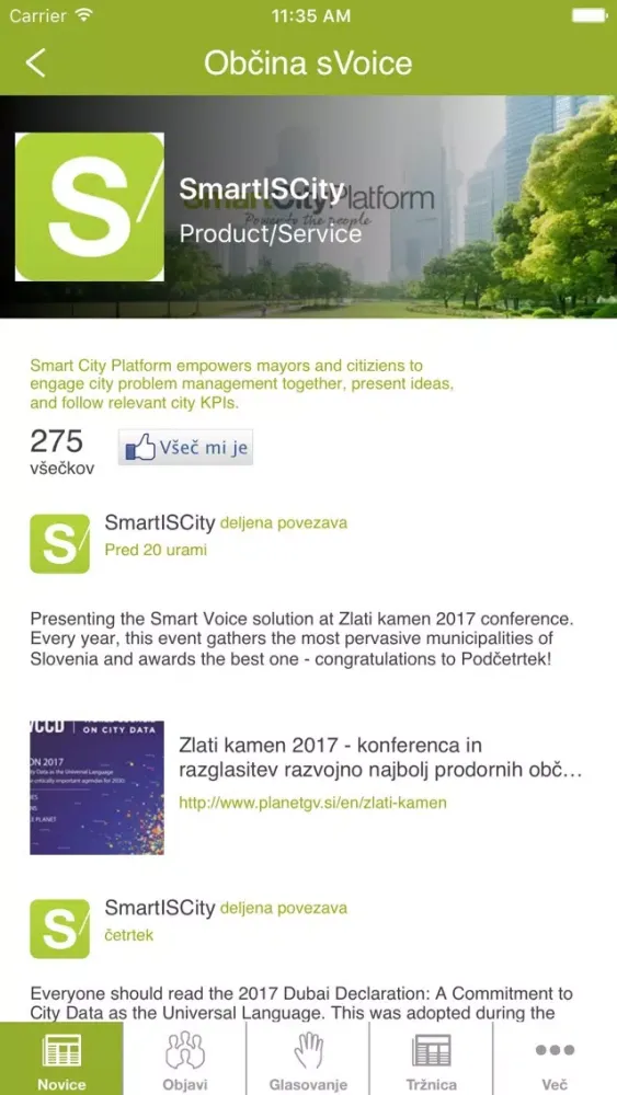 Občina sVoice Ekran Görüntüleri