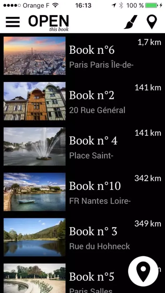 Capturas de tela do Open This Book