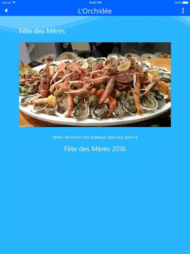 Zrzuty ekranu L'Orchidée iPad 