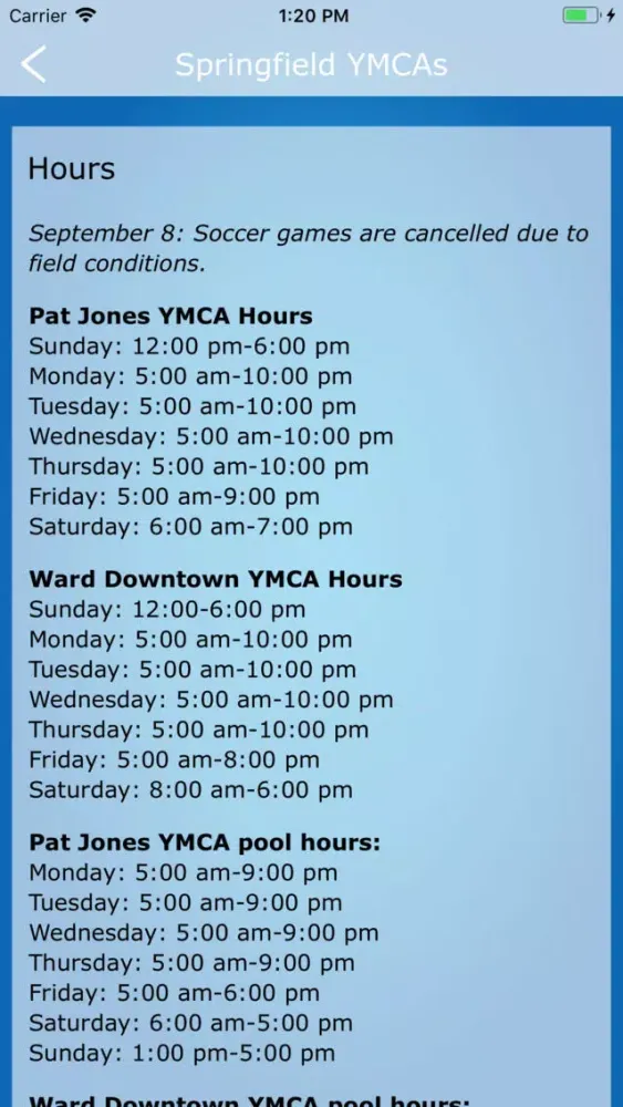 Ozarks YMCA Screenshots