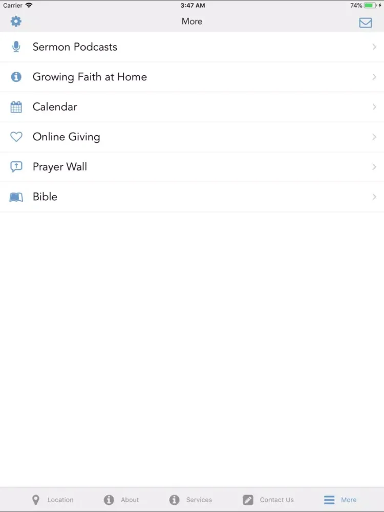 Capturas de tela do Pakenham Lakeside Church iPad 