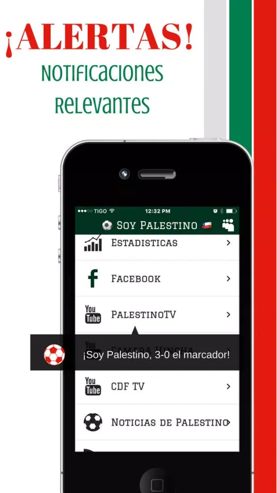 Yo Soy Palestino - Fútbol de Santiago de Chile应用截图