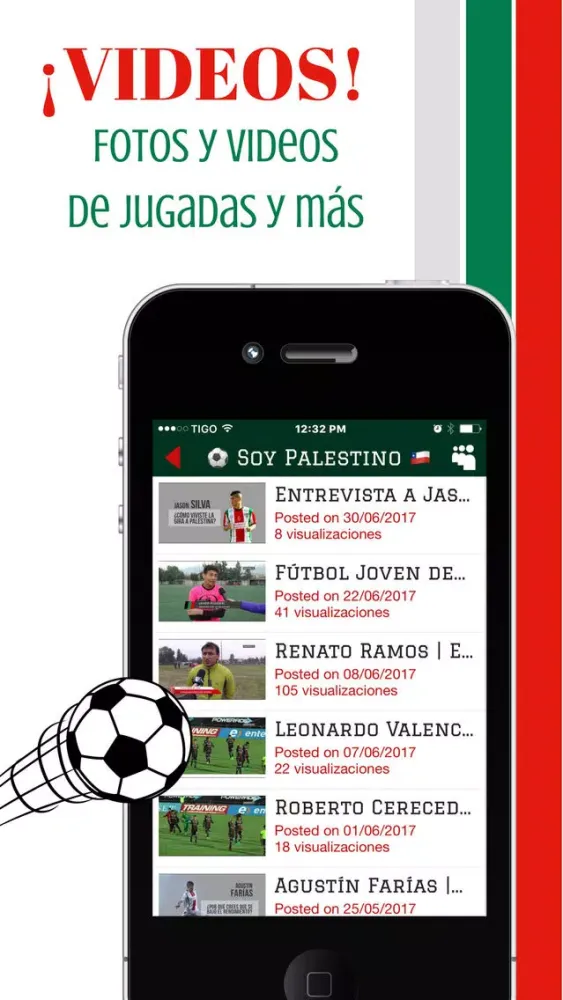 Yo Soy Palestino - Fútbol de Santiago de Chile应用截图