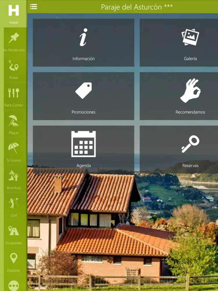 تصاویر Hotel Rural Paraje del Asturcón iPad 