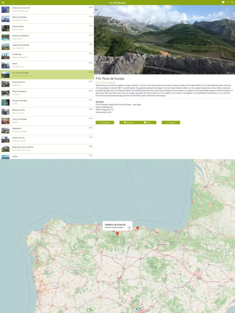 تصاویر Hotel Rural Paraje del Asturcón iPad 