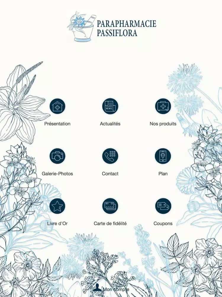 Ảnh chụp màn hình của Parapharmacie Passiflora iPad 