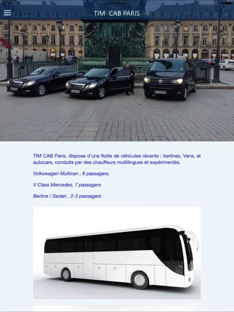 Capturas de pantalla de TIM CAB PARIS iPad 