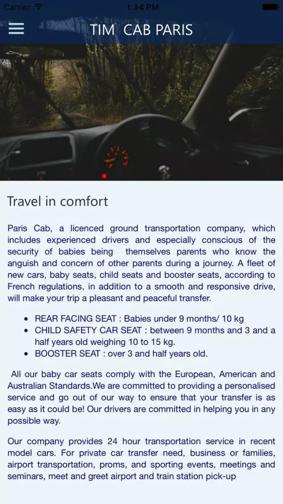 Capturas de pantalla de TIM CAB PARIS